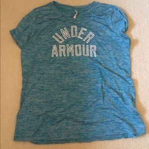 Light Blue Short Sleeve Under Armour Tee